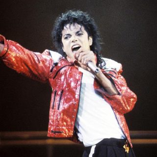 Michael Jackson sul palco, fine anni 80