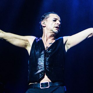Dave Gahan dei Depeche Mode in concerto, 2009
