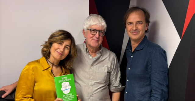 Beppe Severgnini in studio a Radio Capital con Doris e Edoardo