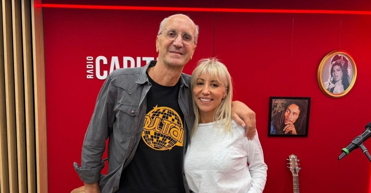 Malika Ayane con Luca De Gennaro durante l’intervista a Radio Capital dedicata all’album Cicale