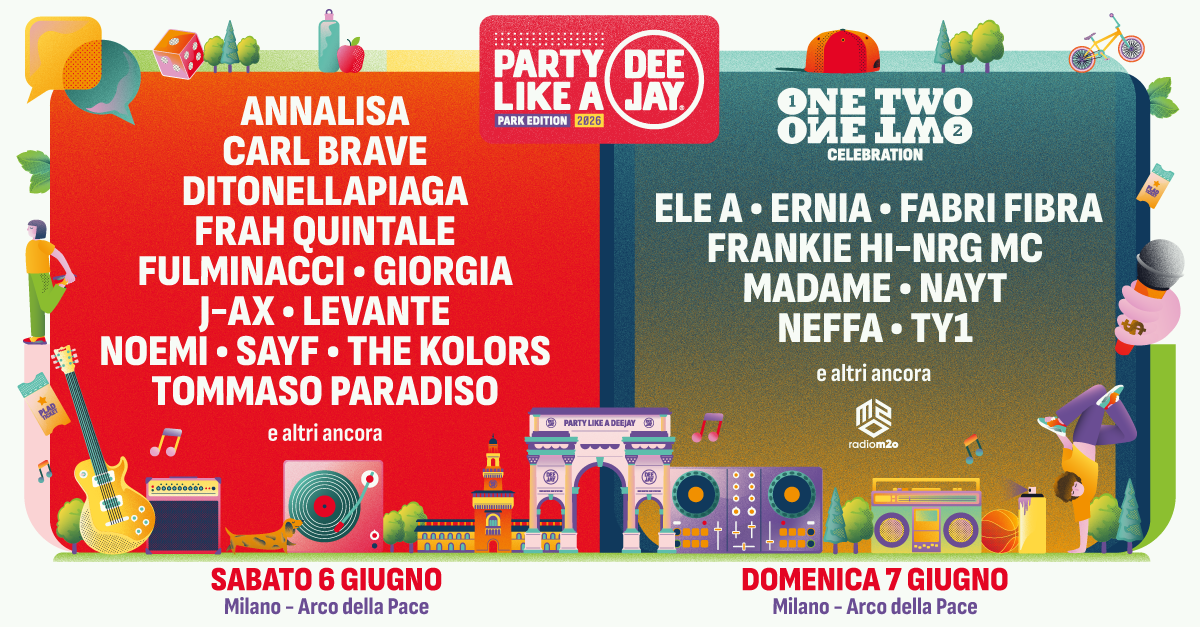 Party Like a Deejay, da Annalisa a Fabri Fibra: gli artisti live alla festa di Radio Deejay