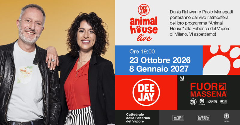 Animal House Live, a Milano due aperitivi dedicati ai pet con Dunia Rahwan e Paolo Menegatti