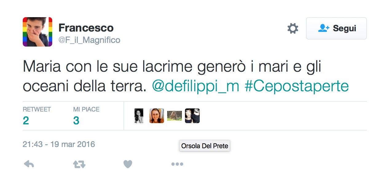 C è Posta Per Te Maria Piange
