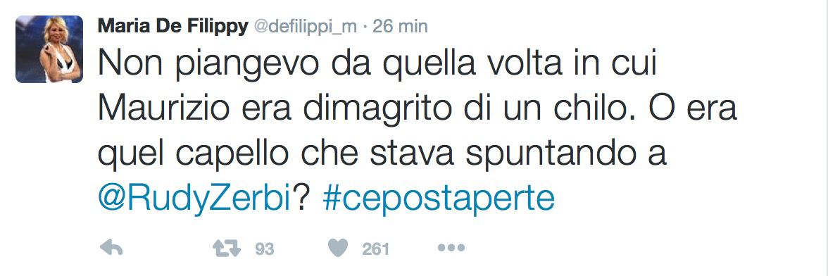 C è Posta Per Te Maria Piange