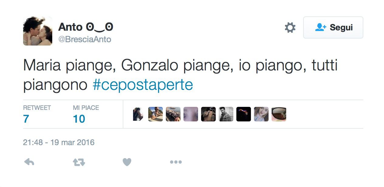 C è Posta Per Te Maria Piange