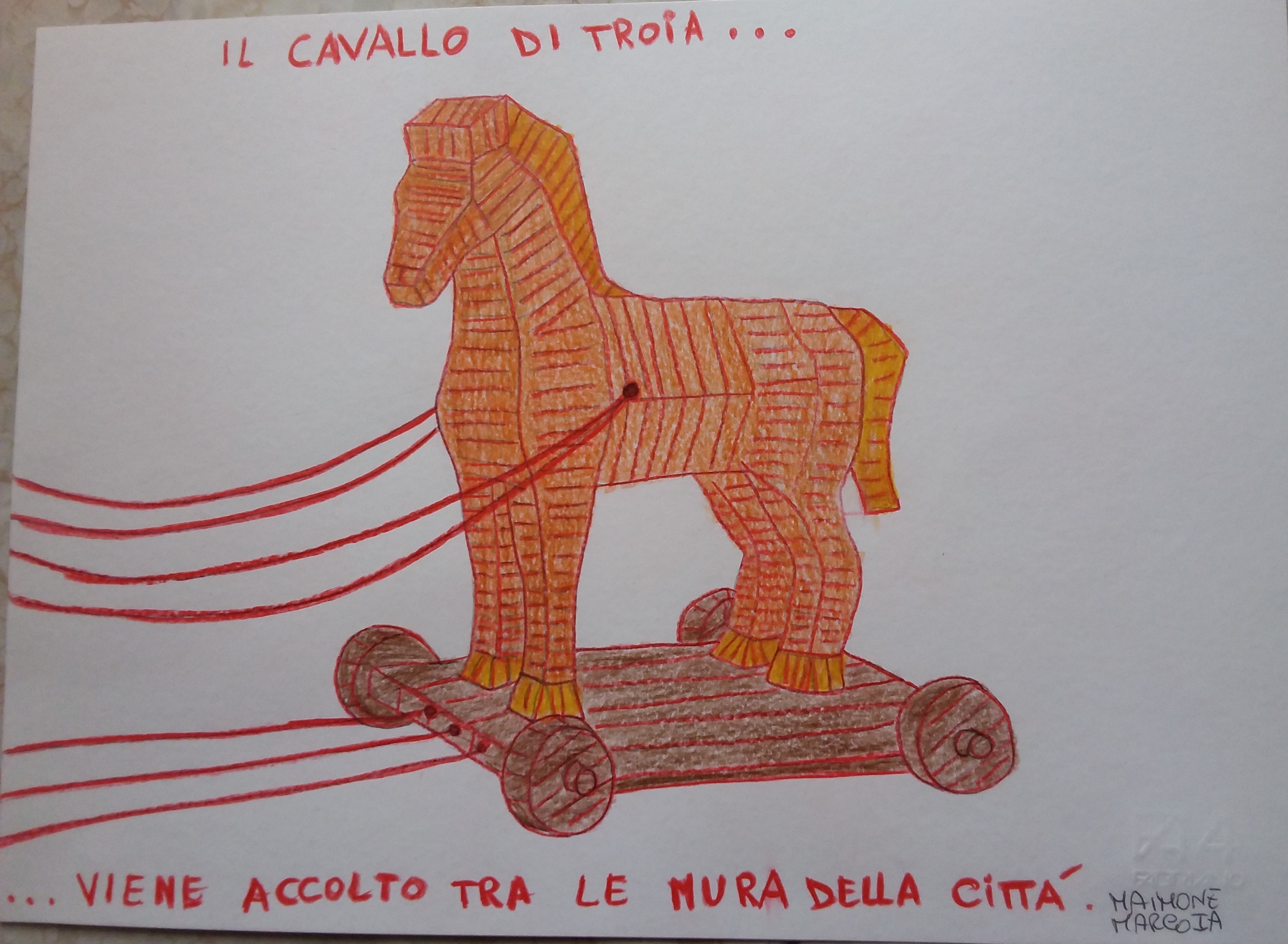 L Inganno Del Cavallo Parafrasi Verso 40